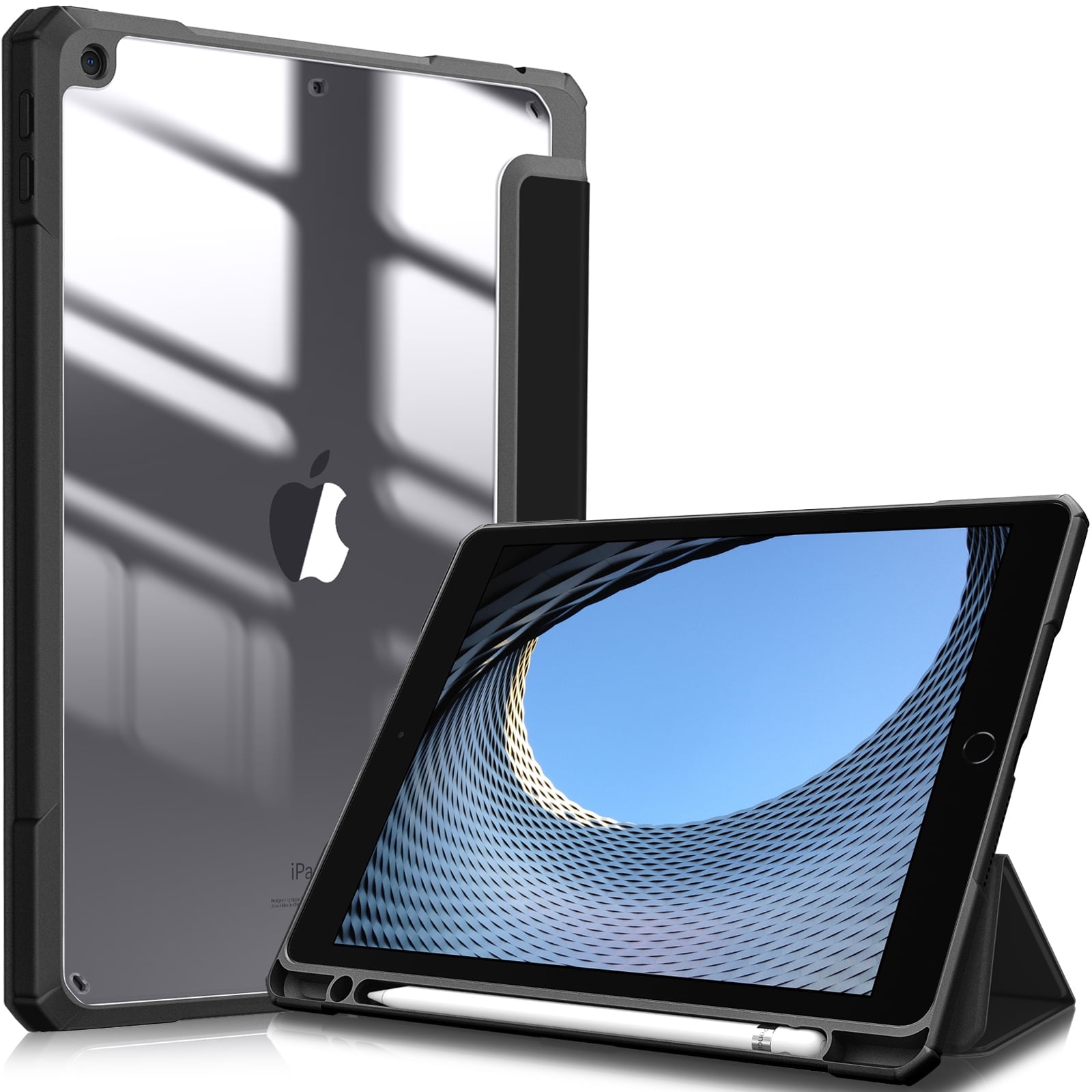 Fintie Translucent Case for iPad 9th/ 8th/ 7th Generation 10.2-inch - SlimShell Tablet Cover with Auto Wake/Sleep for 10.2" iPad (2021/ 2020 / 2019 Model)