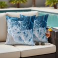 thumbnail image 5 of Outdoor Pillow Covers Abstract Watercolor Beach Wave Waterproof Pillow Cases 20x20 Set of 2, Modern Art Ocean Scene Throw Pillow Cover Pillowcase for Patio Balcony Couch Garden, 5 of 9