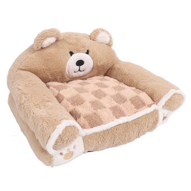 Ours Brun Animal Lavable Réutilisable Animal Training Pad Canapé Canapé Canapé Canapé Chat Chaud Canapé Chien Multifonctionnel pour Dormir Relaxant