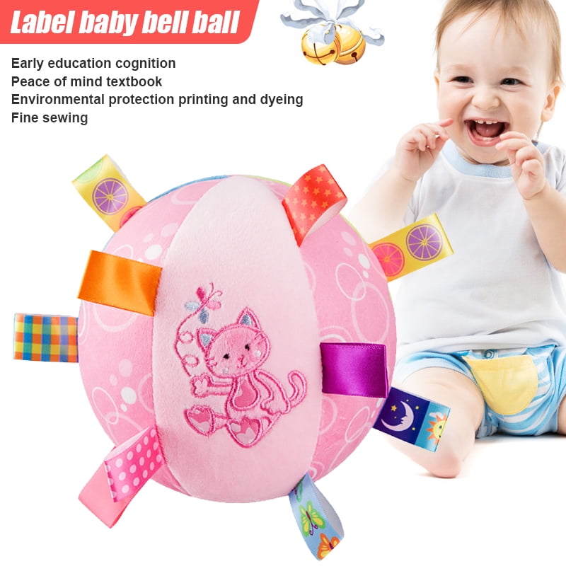 Hand Jingle Shaking Bell Ring Rattle Nusery Toy for Newborn Babies 6/8/10PCS 