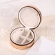 thumbnail image 4 of Pequeña caja de viaje de la joyería del joyero de la caja de almacenamiento del anillo del collar del joyero pequeño del terciopelo de la felpa, 4 of 5