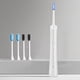 thumbnail image 3 of Cepillos de dientes eléctricos de cerdas suaves, recargables, juego de dos, 6 modos de limpieza y 5 cepillos de repuesto., 3 of 4