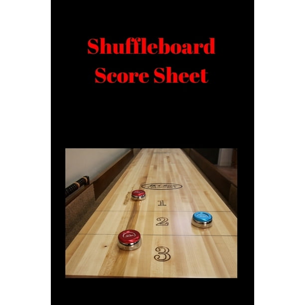 Shuffleboard Score Sheet League Record Notes Board Keeper Rules Paperback Com Shuffleboard League Record, Shuffleboard Table Rules Poster