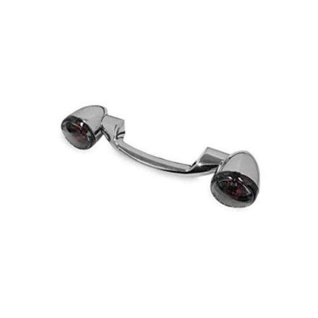 Bikers Choice 491158 Smoke Lens & Chrome Turnsignal Bar Kit