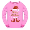 thumbnail image 5 of eczipvz Girls&Boys Christmas Pajamas Toddler Boy Kids Holiday Pajamas Set Santa PJS Winter Sleepwear Children Clothes 4-5 Years, 5 of 5