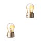 thumbnail image 4 of Inteprter Luz de noche Sala de estar Dormitorio Mesita de noche Bombilla decorativa DC 5V Luces USB Hogar Oficina Hotel Oro Oro 2piezas Inteprter CBP312332, 4 of 6