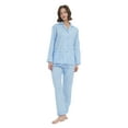thumbnail image 4 of Kolipajam 100% Cotton Pajamas for Women Long-Sleeve Pjs Cozy Button Down Boyfriend Sleepwear XL, 4 of 6