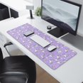 thumbnail image 2 of Long Mouse Pads for Desk,Purple Cartoon Unicorn Rainbow Cloud Moon Star Desk Mats on Top Of Desks, Desk Mouse Pad Extra Large with 3mm Non-Slip Base and Stitched Edge for Gaming,Work,Home 31.5"x11.8", 2 of 5