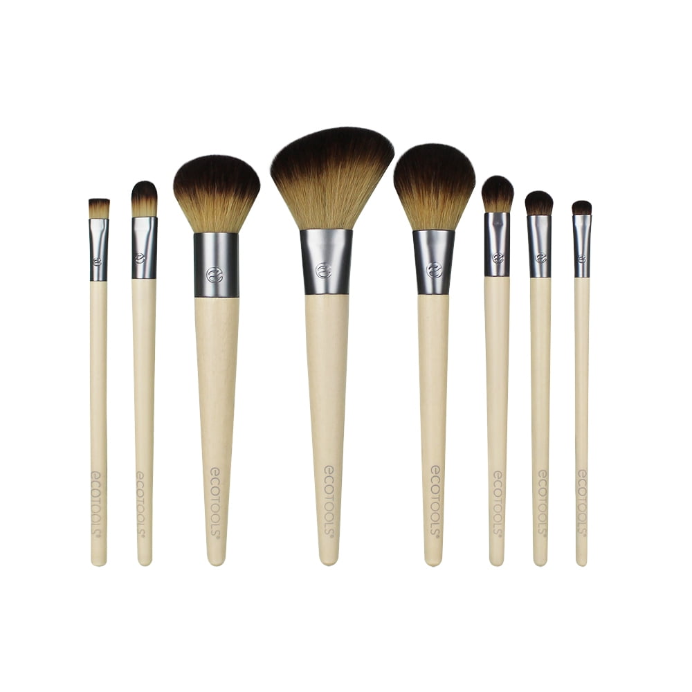 EcoTools Confidence In Bloom Makeup Brushes Kit, 8 Piece