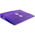 thumbnail image 4 of JAM Paper Plastic Envelopes, 5.5x7.5, 12/Pack, Purple, Button String, Index Booklet, 4 of 4