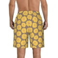 thumbnail image 3 of Kdxio Sunflower Pattern Mens Casual Shorts - Drawstring Summer Beach Sports Shorts for Men, 3 of 9