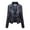 Dark Blue #2, variant on XWSHYW Womens Coats and Jackets Leisure Loose Fit Zip-Up Outerwear Jackets Fashion Solid Color Long Sleeve Coat