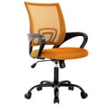 thumbnail image 1 of Best Office Ergonomic Adjustable Mid Back Office Chair Orange, 1 of 1