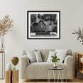 thumbnail image 4 of Historic Framed Print, [Model of Edison's first motion picture studio, the Black Maria", as displayed at the LC motion picture exhibit, 1954]", 17-7/8" x 21-7/8", 4 of 9