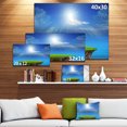 thumbnail image 3 of Blue Sky and Sun Shining - Landscape Canvas Art Print, 3 of 4
