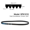 thumbnail image 2 of 5PK1010 V-Ribbed Belt 5 Ribs 1010mm Length x 18mm Width x 5mm Thick, EPDM Serpentine Belt, 2 of 5