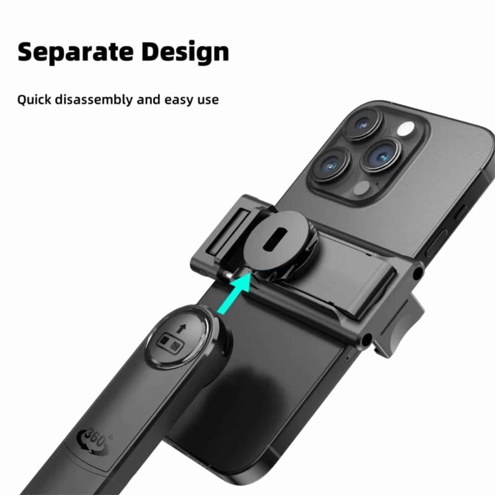 Auto Face Tracking Tripod 360° Rotation, 71" Extendable Selfie Stick Phone Holder for iPhone Videos