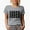 Heather Grey, variant on Cheer, Groovy Retro Wavy Text Merch Gift, Baby Blue T-Shirt, Large