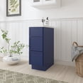 thumbnail image 2 of Vanity Art 12" W Birch Plywood Freestanding Single Base 3 Drawers Storage Cabinet, 2 of 9