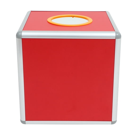 BESTOYARD Aluminum Alloy Raffle Ticket Box for Voting Suggestions and Fundraising Activities