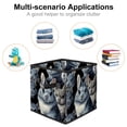 thumbnail image 2 of Animal Foldable Cube Organizer Storage Basket with Handle, 10.8"x10.5"x10.6", Large Capacity Clothes Storage, 2 of 6