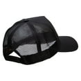 thumbnail image 4 of Rugby Player Five Panels Pro Style Trucker Mesh Cap - Black OSFM, 4 of 5
