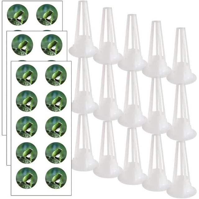 Kit de cultivo hidropónico fuera de la cesta Jardín de cultivo Macetas de red ranuradas Vainas Tazas Plantas de agua Contenedores de cultivo Accesorios para sistemas de cultivo hidropónico