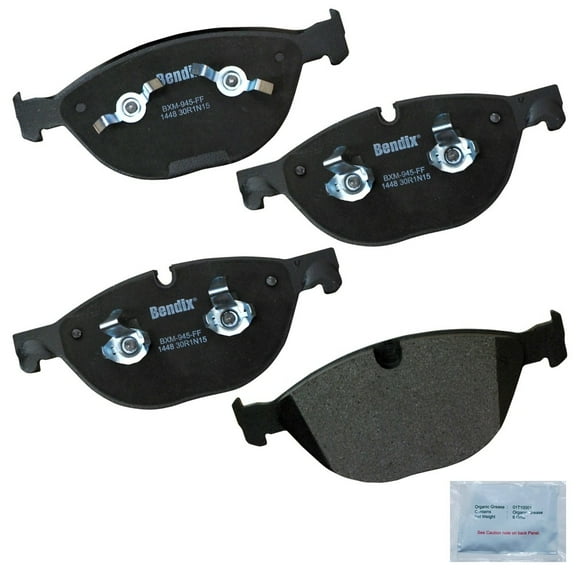 Bendix Brakes Disc Brake Pad Set Fits select: 2010 JAGUAR XF PREMIUM, 2018-2019 JAGUAR XJ