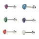 thumbnail image 2 of Joyas Para Piercing De Lengua, Forma De Corazón Simple Y Segura, Anillos Para Lengua Fáciles De Usar, 6 Piezas Para Mujer Para Lengua ANGGREK JE1416, 2 of 8