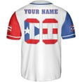 thumbnail image 3 of Personalized Puerto Rico Baseball Shirt Customized Puerto Rican Baseball Jersey Puerto Rican Baseball Gift for Men (L), 3 of 4