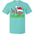thumbnail image 3 of Inktastic Papa Claus with Christmas Santa Hat and Snowflakes T-Shirt, 3 of 5