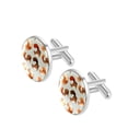 thumbnail image 2 of Squirrel Elegant Men's Stainless Steel Dress Shirt Cufflinks for Formal Occasions, 2 of 6