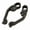 Matte Black, variant on Motorcycle 1.25" Adjustable Highway Long Angled Foot Pegs Mount For Harley Touring Dyna