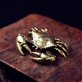 thumbnail image 4 of Crabs Decors Figurines Brass Statues Crabs Decorative Objects for Living Room,Bookshelf,Side Table Decorations, 4 of 8