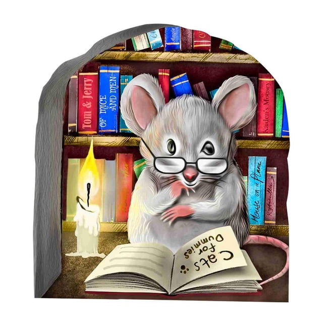 Mouse Hole Wall Sticker PVC Funny Rat Animal Mural Wallpapers Home Decor (D) Hugtrwg Para estrenar