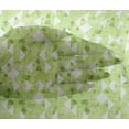 thumbnail image 4 of oneOone Viscose Chiffon Light Green Fabric Texture & Triangle Geometric Craft Projects Decor Fabric Printed By The Yard 42 Inch Wide, 4 of 4
