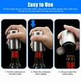 thumbnail image 5 of 2 Pcs Automatic Beer Soda Bottle Opener Stainless Steel Push Down Cap Bar Party, 5 of 6