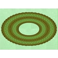 thumbnail image 1 of Ahgly Company Tapis d'Intérieur Rectangulaire Transitionnel Vert Pâle Lavable à la Machine, 5 Pieds x 7 Pieds, 1 of 7