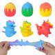 thumbnail image 1 of Dinosaur Squeeze Toys 4Pcs Dinosaurian Eggs Flip Toys Stress Relief Toys Random Color Stress Balls Novelty Fun Sensory Fidget Toys, 1 of 4