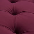 thumbnail image 2 of 66" Modern Tufted Roll Arm Chaise Lounge Chair with Backrest, Upholstered Indoor Leisure Sofa Recliner, Chair Sleeper for Bedroom, Living Room, Study Room, Office, Burgundy, 2 of 9