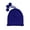 Royal, variant on Winter Knit Youth Beanie - Blue