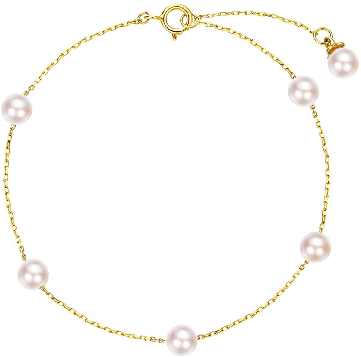 Solid 14K Yellow Gold Dainty Delicate 