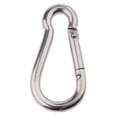 thumbnail image 2 of Mosquetón de de  inoxidable para llavero Camping M8 shamjiam Spring Snap Link Hook, 2 of 8
