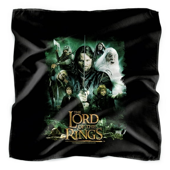 The Lord of the Rings Hero Group Bandana (21 in x 21 in)