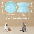 thumbnail image 6 of Kopmath Elevated Slow Feeder Cat Bowl, Stop Vomiting & Choking, Ceramic Cat Slow Feeder Bowl, Spill-Proof & Anti-Tipping, Easy to Clean, No Black Chin, Raised Cat Bowl Slow Feeder for Dry & Wet Food, 6 of 6