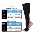 thumbnail image 1 of ShenMo Sport Calcetines de compresión para hombres y mujeres - Ajuste atlético (naranja 2 pares L/XL) LingWen 9024715190161, 1 of 1