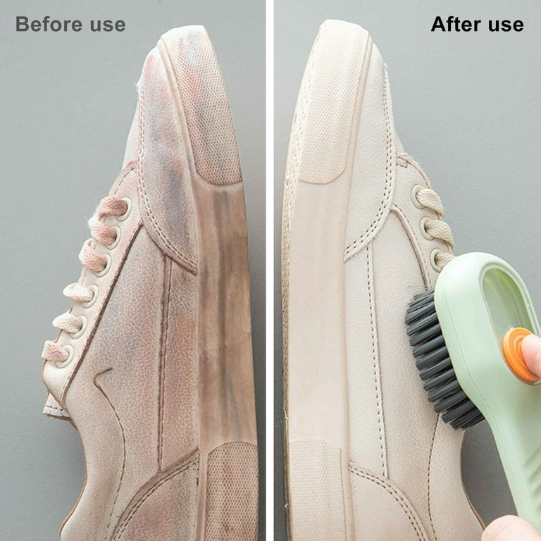 Buy Kunya Automatic Liquid Adding Cleaning Brush, Multifunctional Liquid  Shoe Brush, Household Soft Bristle Cleaning Brush, Press Type, for Clothes  and Shoes. (with Hook Up) 1pc Online at Best Prices in India 