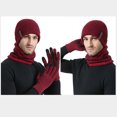 thumbnail image 4 of CSChome Hat Scarf Gloves Set Winter Hat Scarf Set - Unisex Thick Warm Elastic Non-Slip Touch Screen Cozy Windproof, 4 of 7