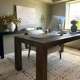 thumbnail image 2 of Plank+Beam 72" Modern Dining Table for 6, Solid Wood Rectangular Dining Table for Kitchen/Dining Room, Walnut Wirebrush, 2 of 13