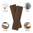 thumbnail image 6 of ToStair Non-Slip Stair Treads for Wooden Steps,8" x 30" (15-Pack), Pre-Applied Adhesive, Anti Slip Indoor Staircase Carpets,Brown, 6 of 7